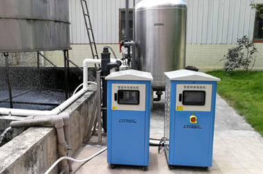 客戶使用除垢機現(xiàn)場